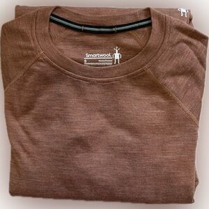 Smartwool Women's Long Sleeve Merino Crew - Burnt Sienna S